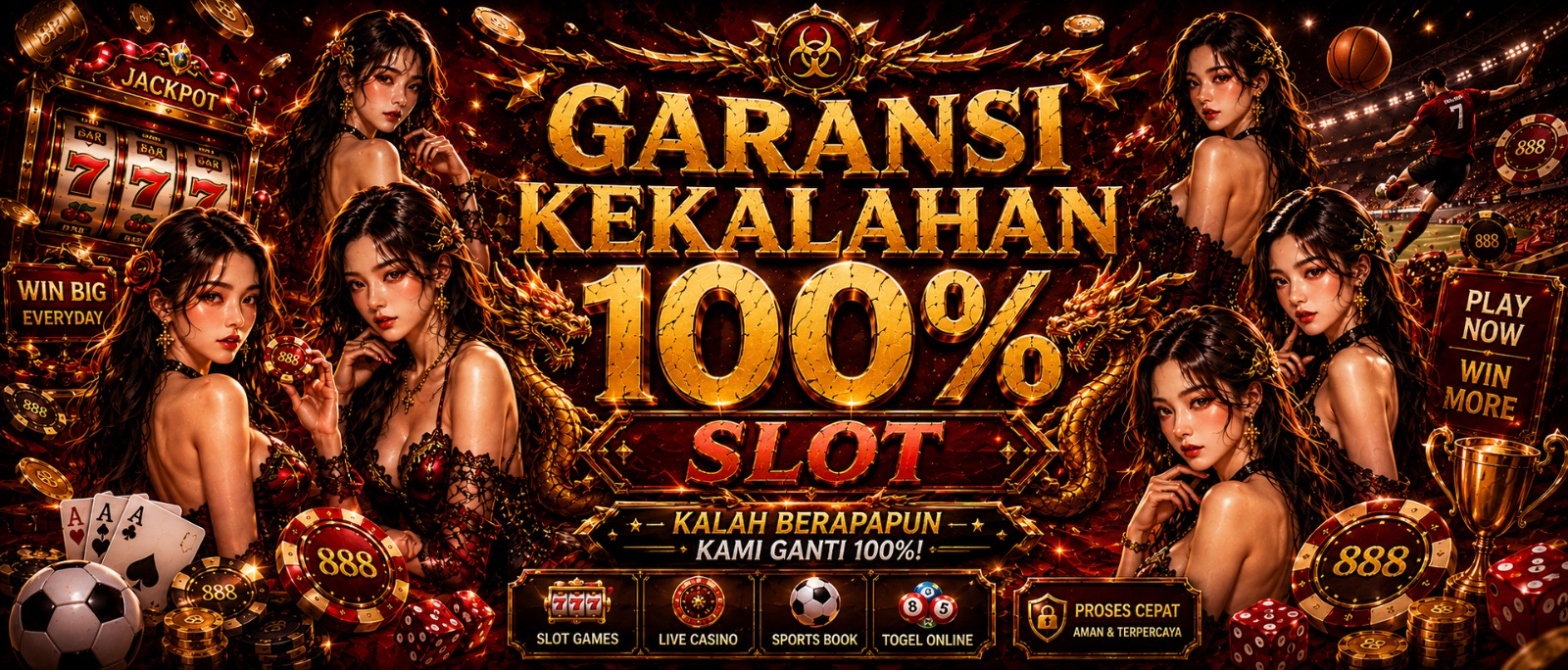 GARANSI KEKALAHAN 100%