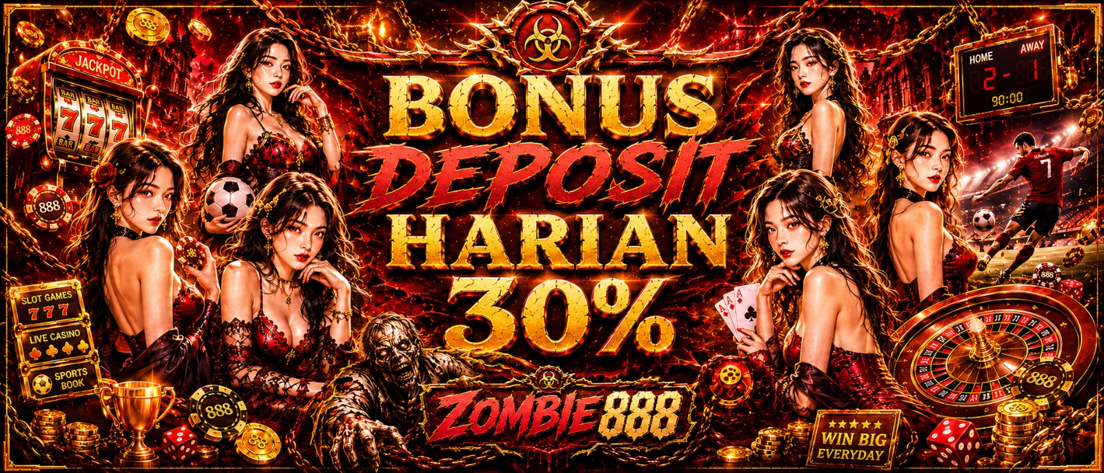 BONUS HARIAN 30%